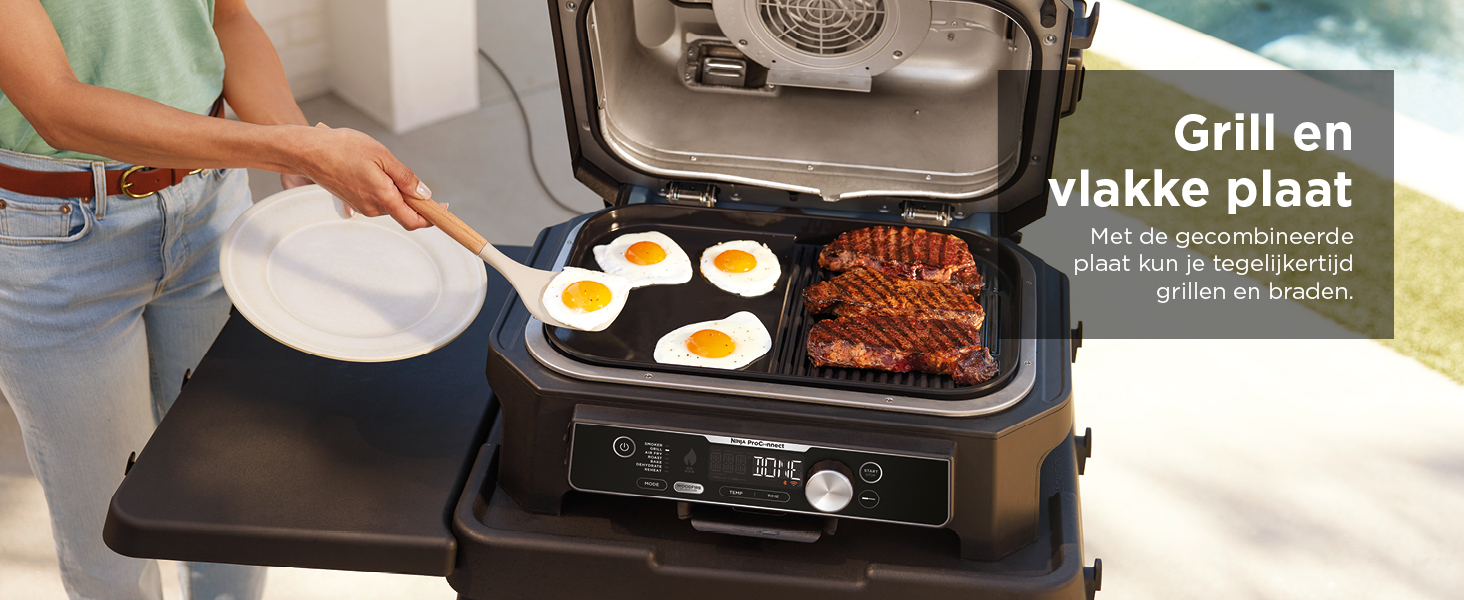 Ninja Woodfire Elektrische BBQ Grill OG901