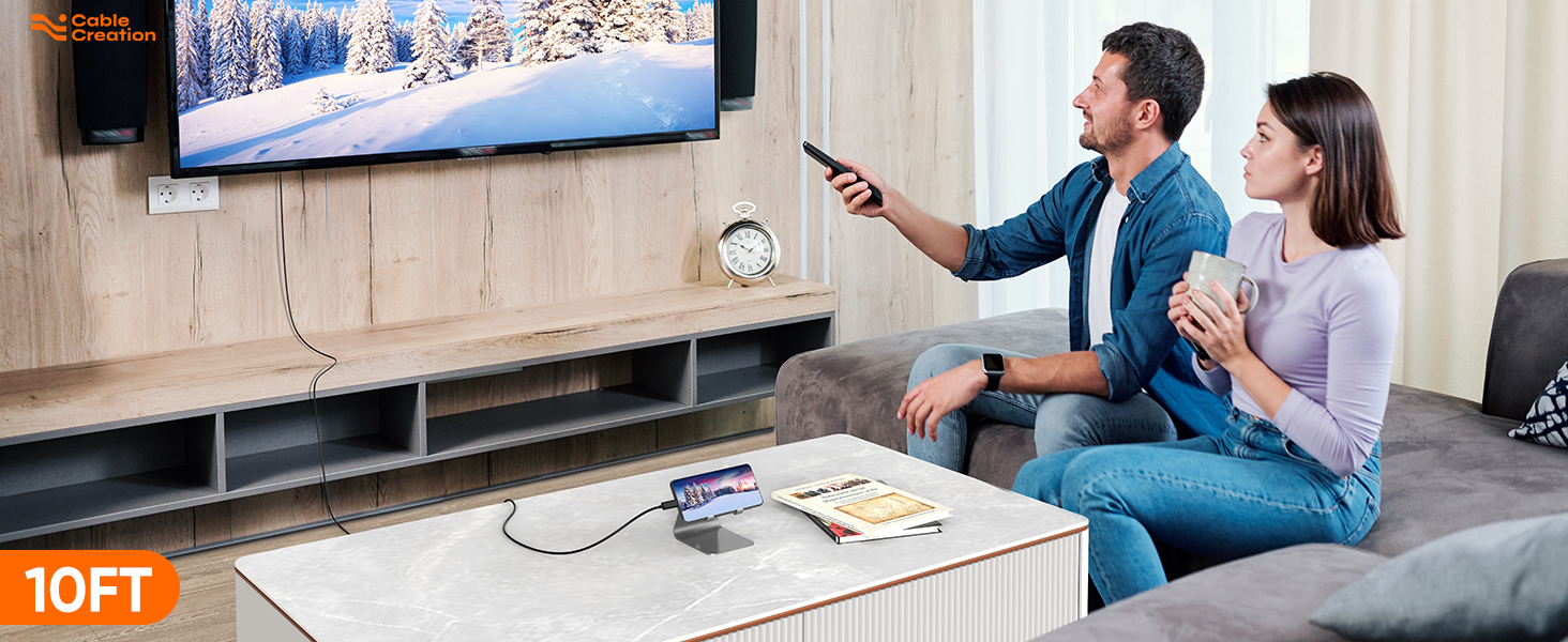 CableCreation USB Type C to Hdmi 4K 30Hz, Thunderbolt 3/4 Compatible