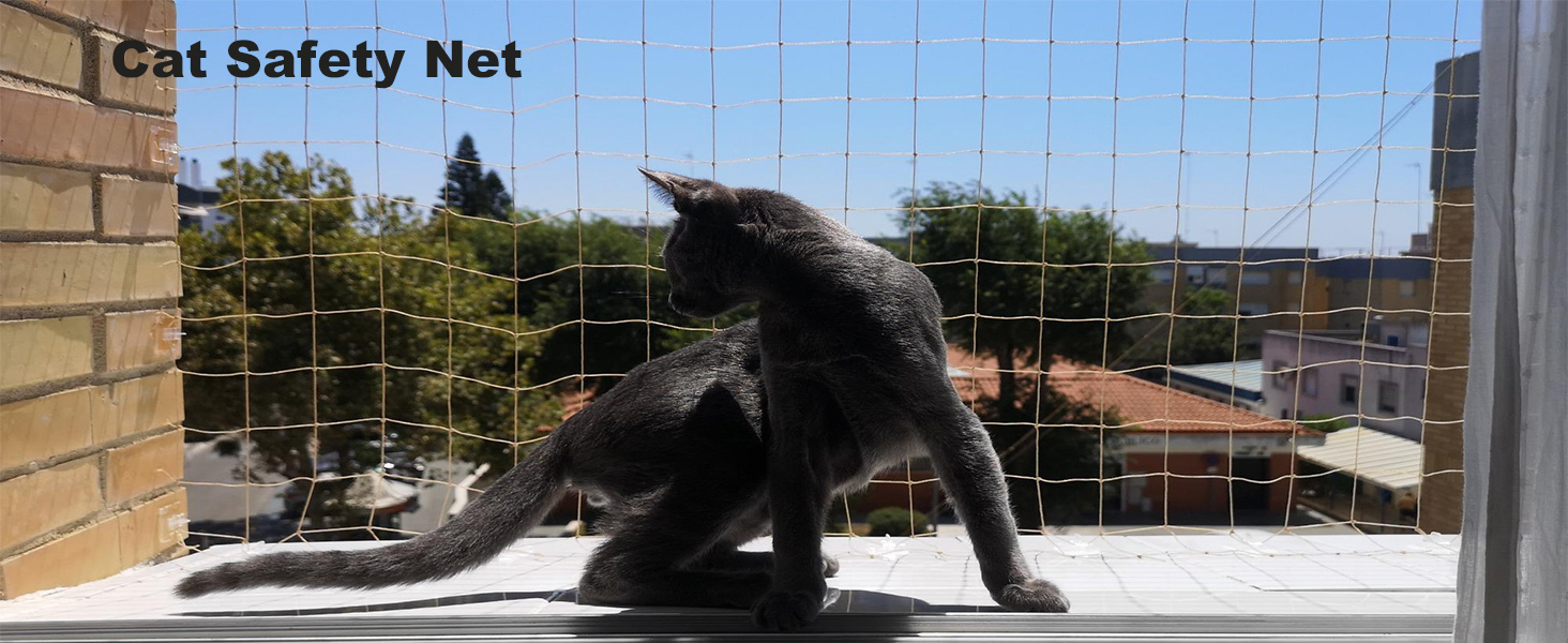 Netting for Balcony, Cat Netting AntiFall Mesh Fence, Anti Bird