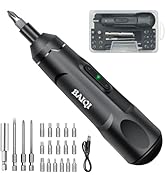 BAIQI Mini Electric Screwdriver Set,3.7V 800 MAH USB-C Rechargeable Cordless Rotary Tool With 20 ...