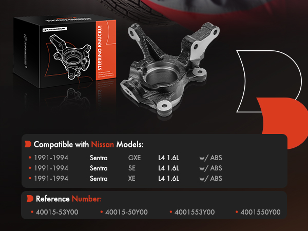 Amazon.com: A-Premium Steering Knuckle Compatible with