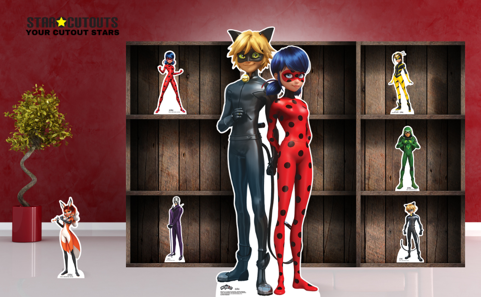 Star Cutouts SP016 Miraculous Party Pack Star Perfect for Miraculous