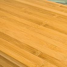 SoBuy Bamboo Kitchen Storage Trolley Cart With Folding Worktop, FKW25-N 15 FKW25-N