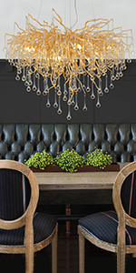Art deco chandelier