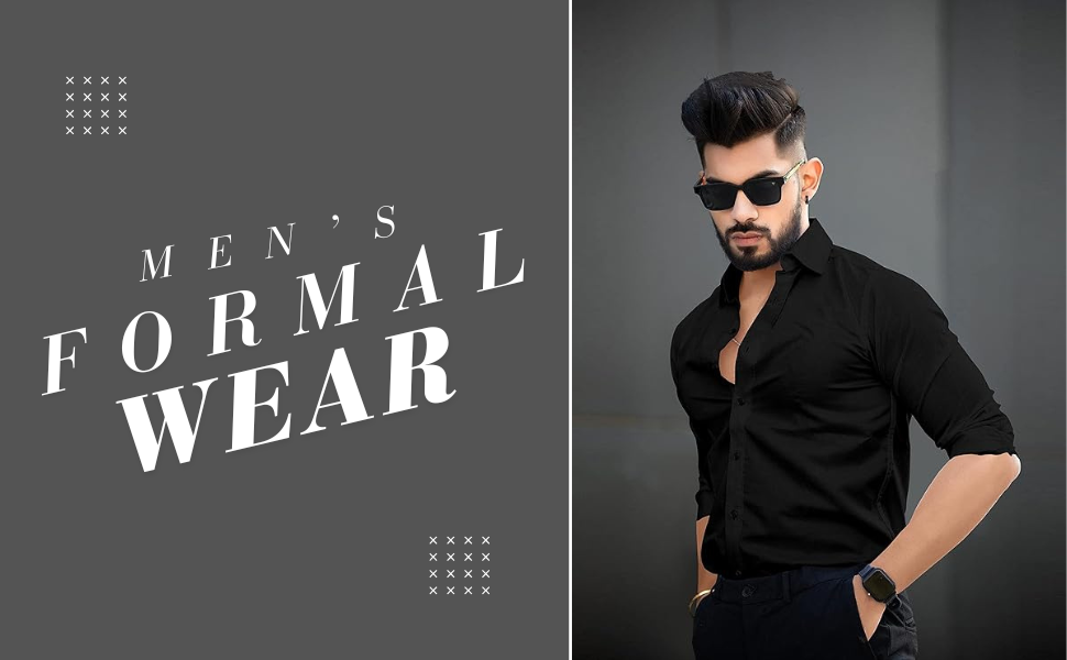 men's formal shirt pant clothing set dress