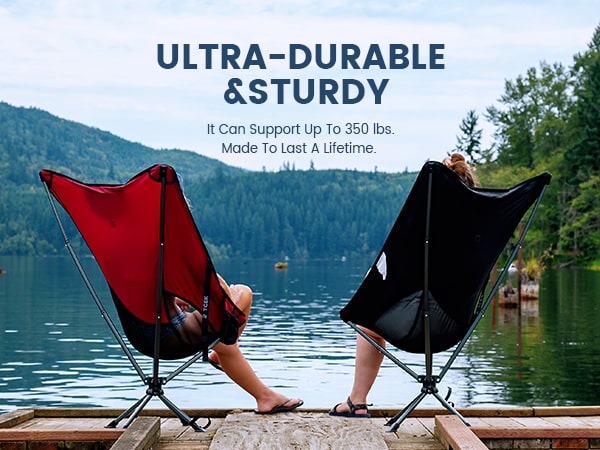 TCEK スウィベルポータブルチェア 360° Swivel Camping Chair – Portable Lightweight