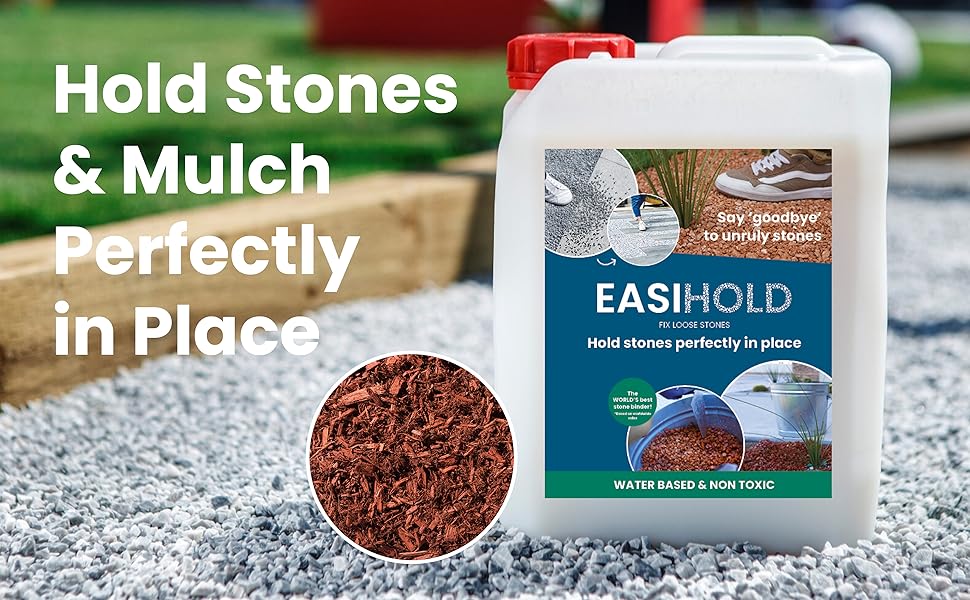 Rock Glue,31OZ Mulch Glue For Landscaping, Fast-Dry Outdoor Binder F