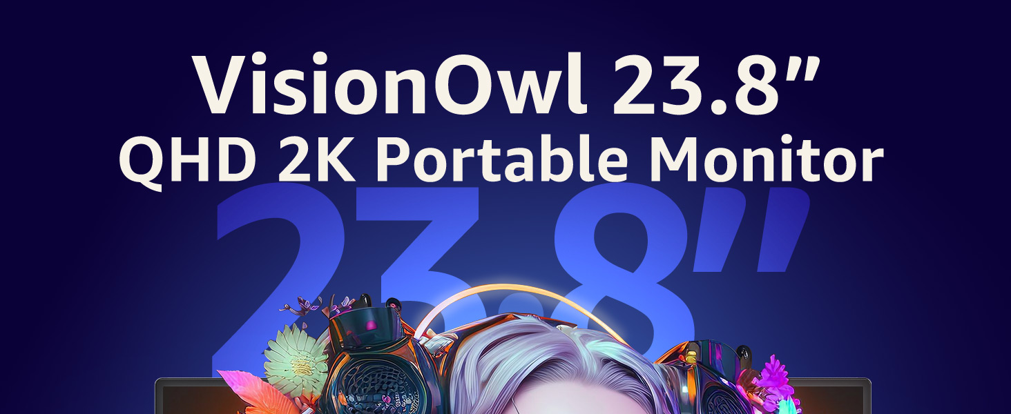 23.8 inch portable monitor