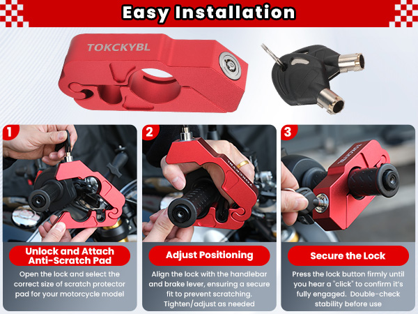 motorcycle helmet lock