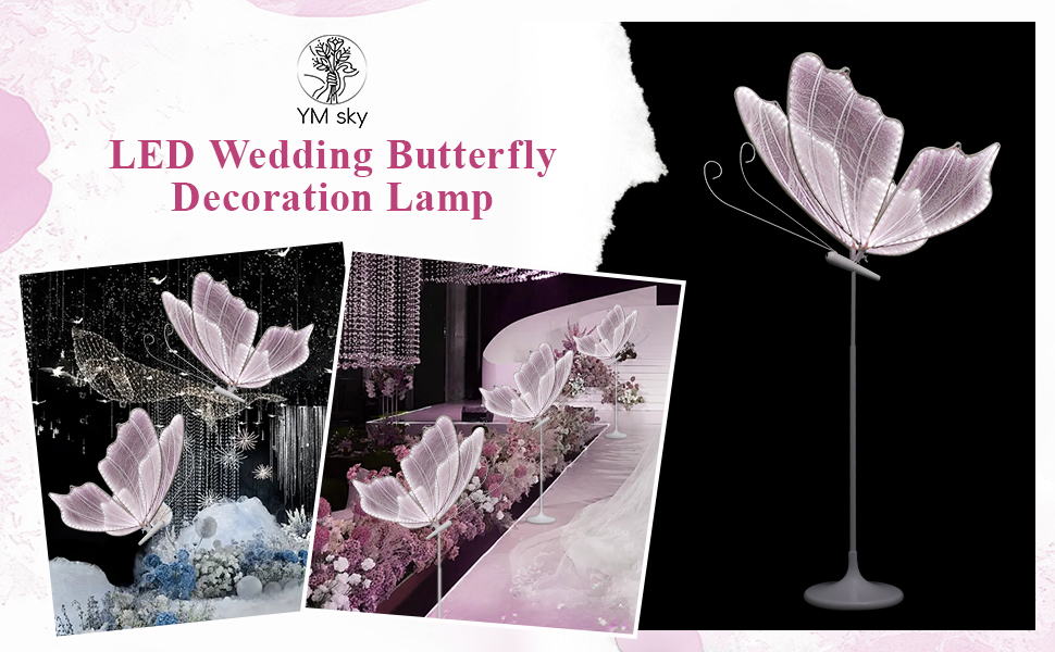 DreamyMagic　0330 YM sky Wedding Butterfly LED Floor Lamp: Hanging Butterfly