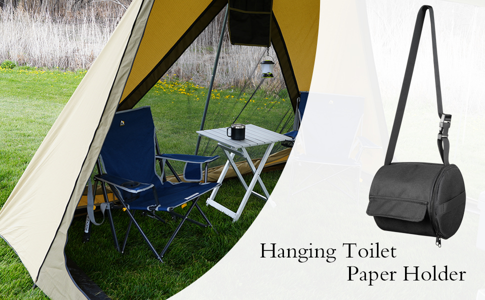 YUJHON Hanging Camping Toilet Paper Holder Kitchen