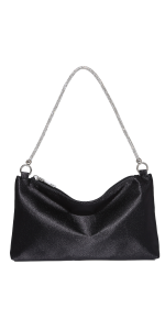 Rhinestone Satin Square Bag