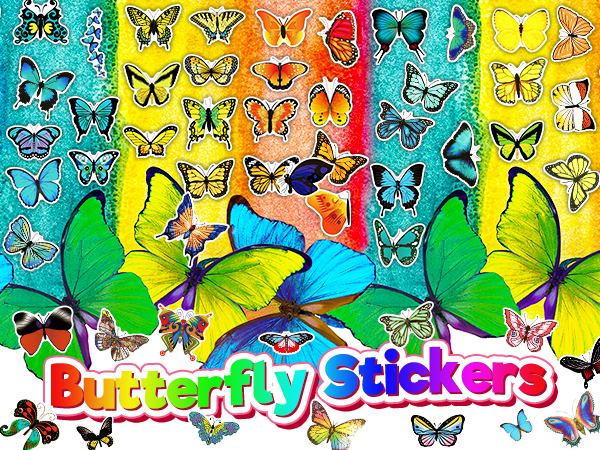 Butterfly Stickers for Kids