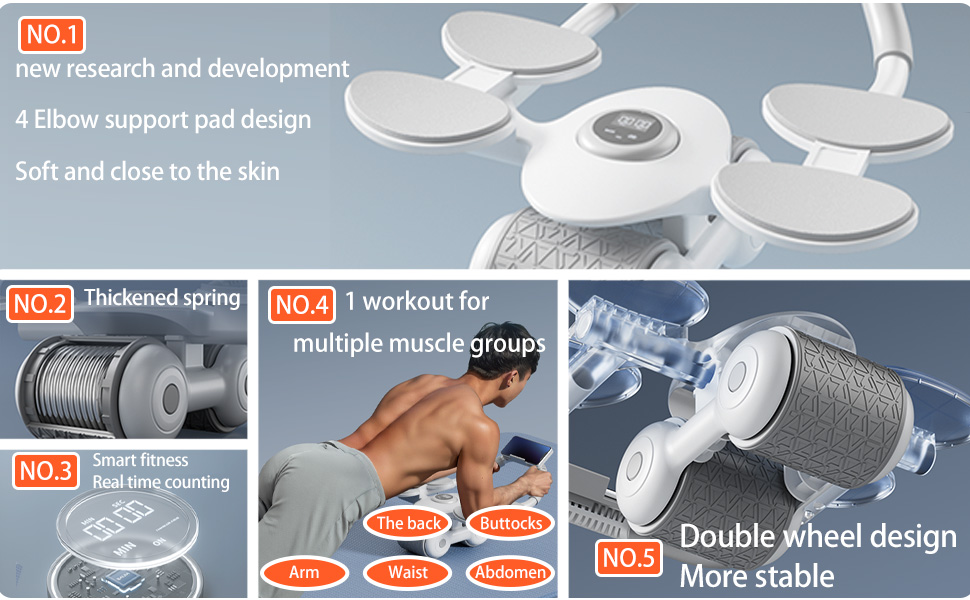 automatic rebound abdominal wheel