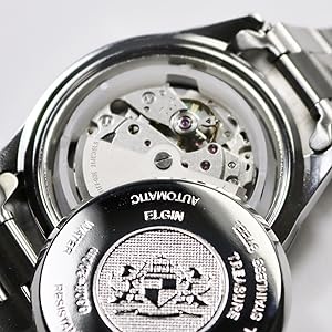 Amazon.co.jp: ELGIN エルジン 自動巻き腕時計｜FK1405S-BL
