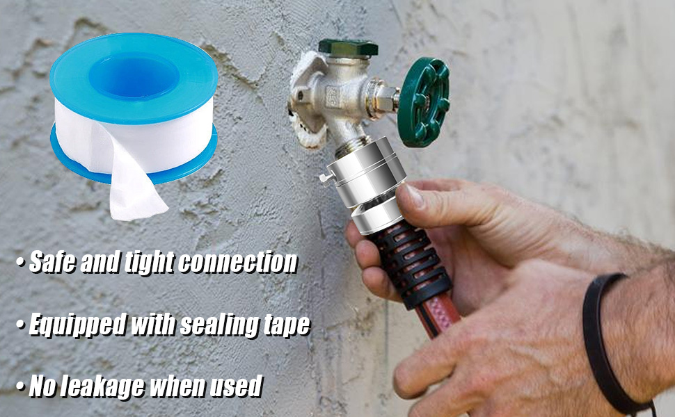 Self Draining Vacuum Breaker Replace PK1390, 3/4 inch Male Hose 11/16