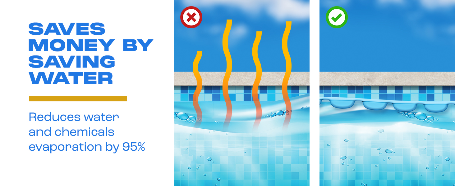 Solar Pool Cover for Rectangular Pool by Yankee Sapphire Series Solar Cover for Inground Pool