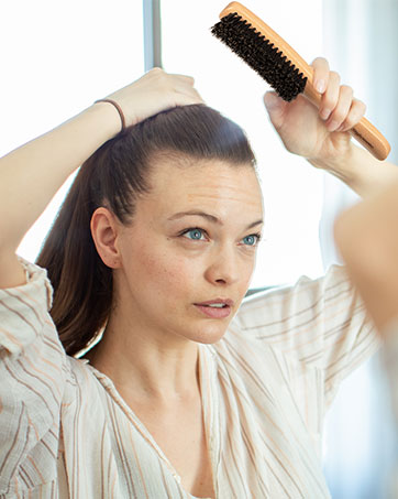 Stylemate Boar Bristle Hair Brush for Slick Back