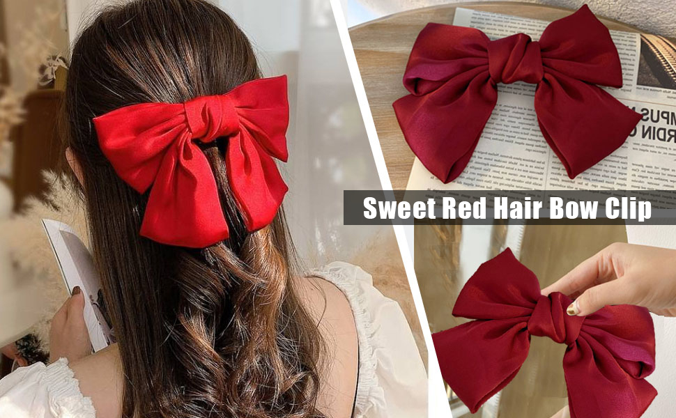 Haarschleifen Clips Groß