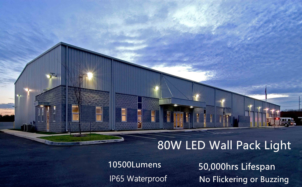 led wall pack light 80w