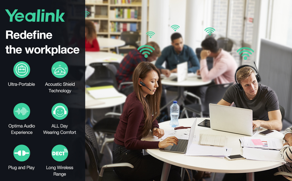 Yealink WH62 portable features