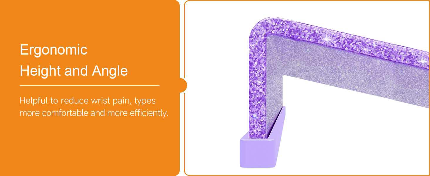 purple keyboard holder