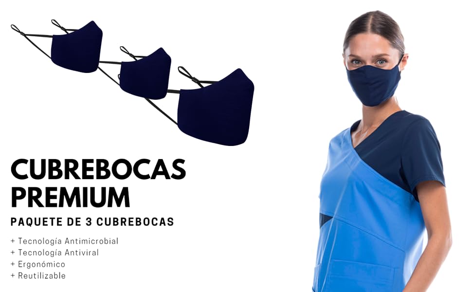 Uniformes ALTIMA Antiviral paquete de 3