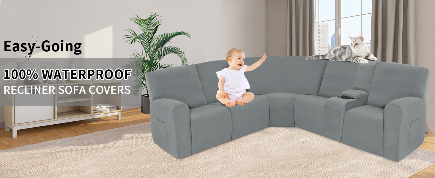 100% Waterproof Recliner Sofa Cover