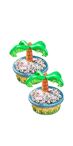 2 Packs 28&amp;#34; Inflatable Palm Tree Cooler