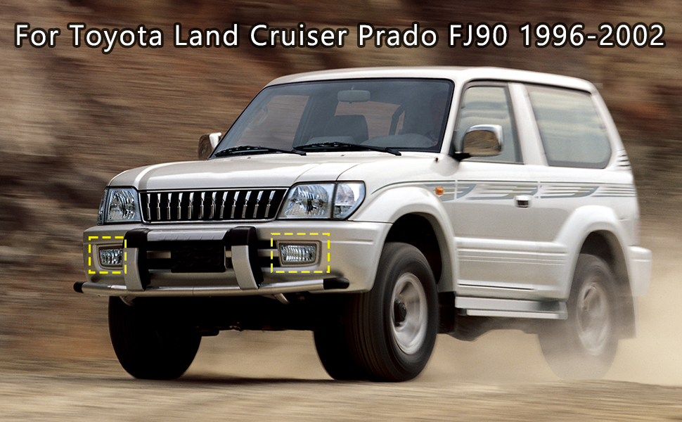 Amazon.com: JESYMBX For Toyota Land Cruiser Prado FJ90 1996