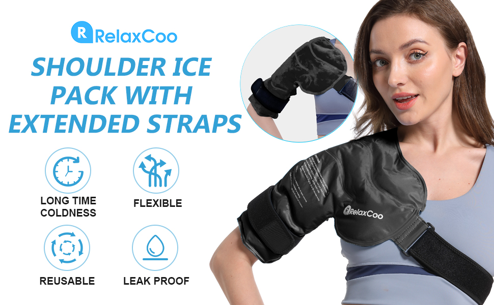 RelaxCoo Shoulder Ice Pack Rotator Cuff Cold Therapy