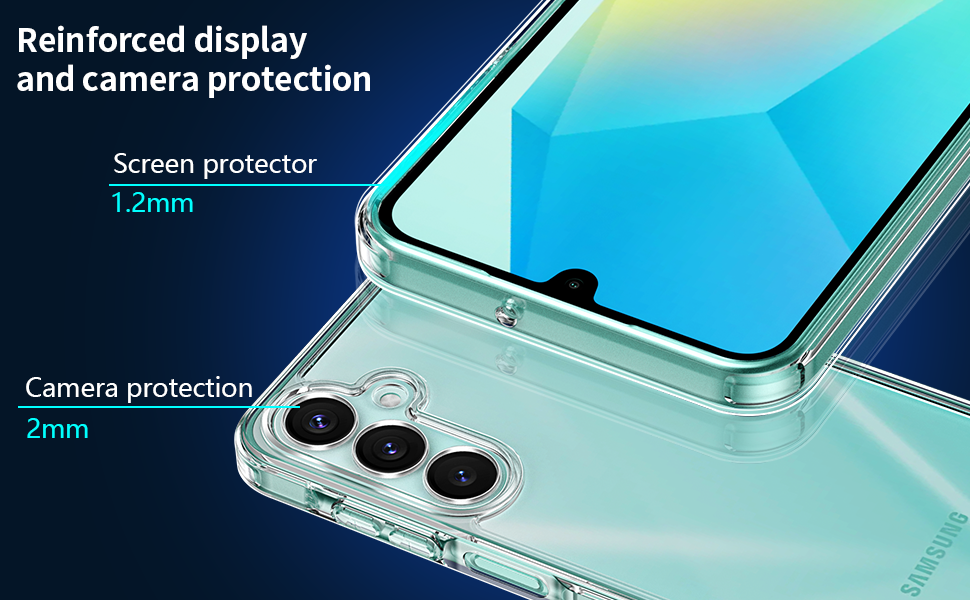 Qasyfanc Camera Cover Case Compatible with Samsung Galaxy A16 