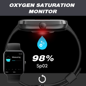 Smart Watch fitness tracker SPO2 heart rate monitor