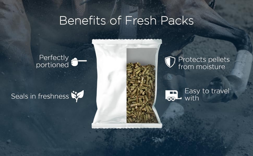fresh pack hoof health pellets supplement