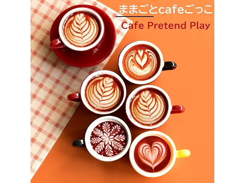 まいづる　食品サンプル　ラテアート 楽天市場】カフェラテ 食品サンプル 模型 ミニ 6種セット 可愛い