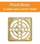 Schluter Kerdi-Drain Classic Shower Grate Kit with Integrated Slope Bonding Flange - Ideal for Ti...