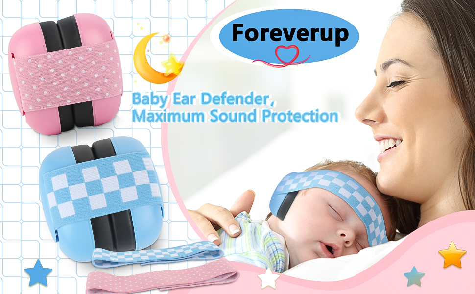 Foreverup Baby Ear Defenders, Noise Cancelling Headphones Protectors