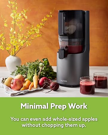 【新品、未開封】Hurom Slow Juicer H-200 Hurom H200 Easy Clean Slow Juicer, Matte Black | Hands Free