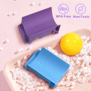 Nuheby Bath Toys for 2 3 4 Year Olds Gifts, Kids Bath Toys Upgraded Bigger Balls Track Game Shower Toys Water Slide with Powerful Suction Cups Water Toys DIY Bathtub Baby Toddler Bath Toys Mould Free 13 bath toys for 1 year old