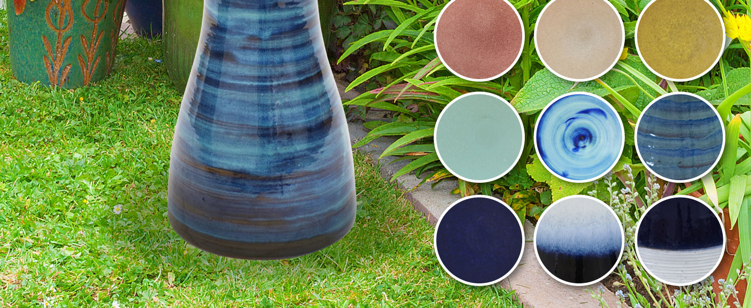 11 available glazes