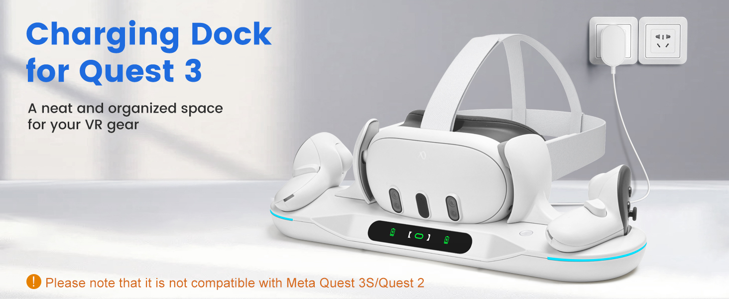 Charging dock for Quest 3