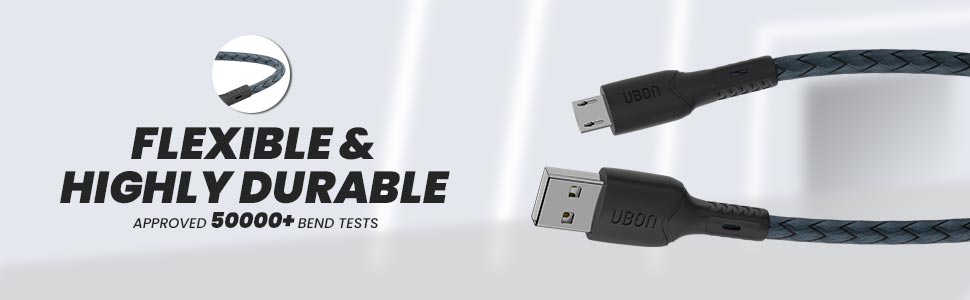 Ubon WR-401 Power Master Micro USB 22W Fast Charging Cable