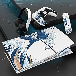 PlayVital Autocollant pour ps5 Slim Console Digital Edition Sticker Skin