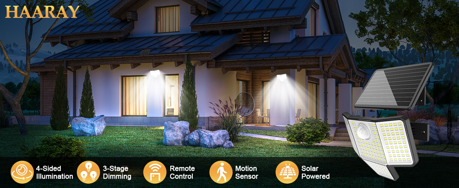 solar motion lights