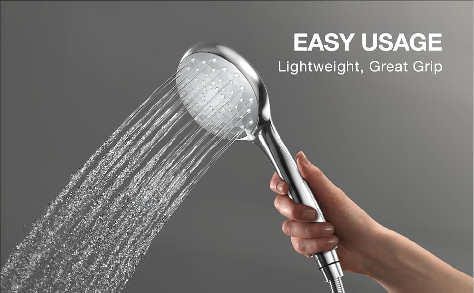 Kohler Awaken Multi Mode Hand Shower for Bathroom with Hose Silver