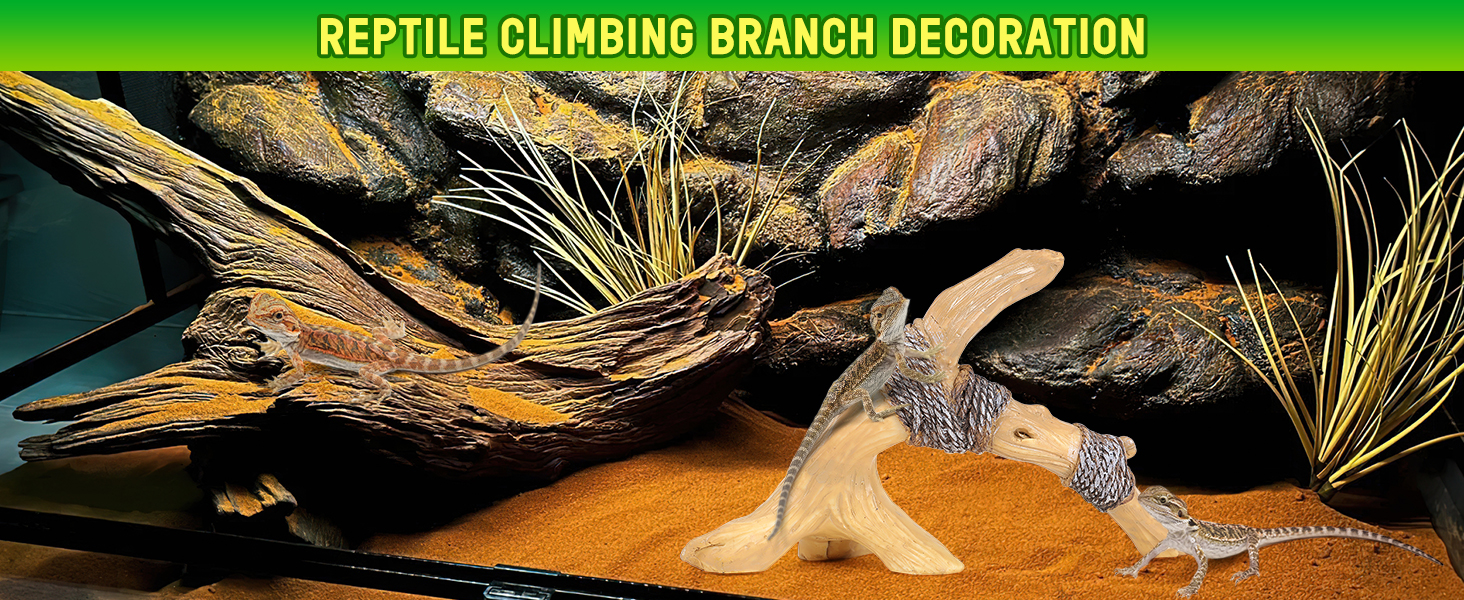 Reptile Climbing Branch Decoration