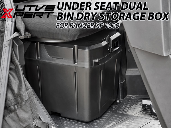 Amazon.com: UTVSXPERT Under Seat Dry Storage Box for Polaris