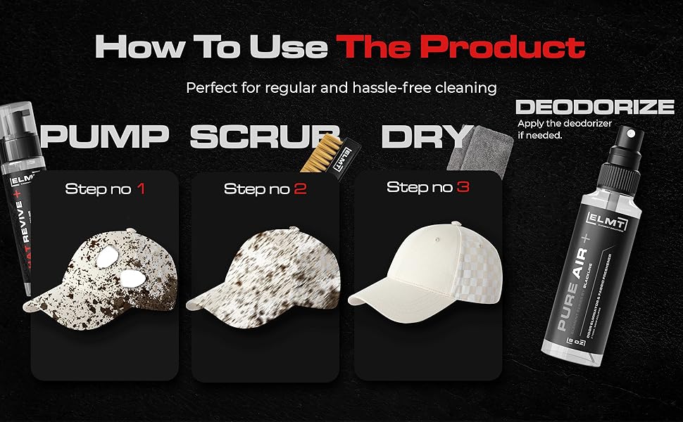 Blackline ELMT Hat Cleaning Kit — Quickdrying, USMade