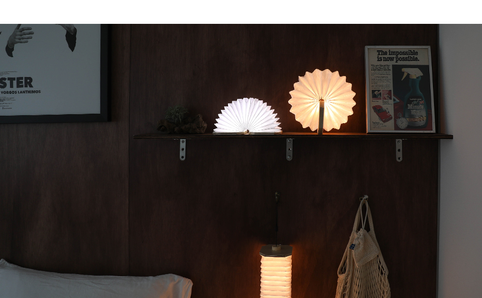 Amazon.co.jp mooas アコーディオン式 LED 充電式 常夜灯 木製本型ランプ 木製ランプ 木製ブック型ライト 折りたたみ式