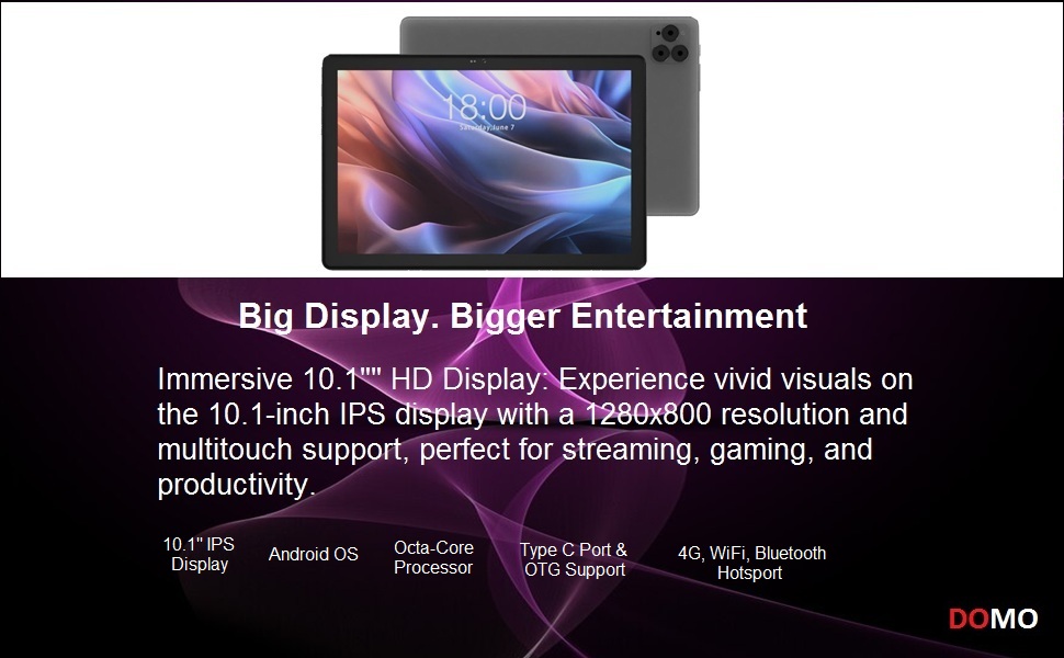 10.1 inch display